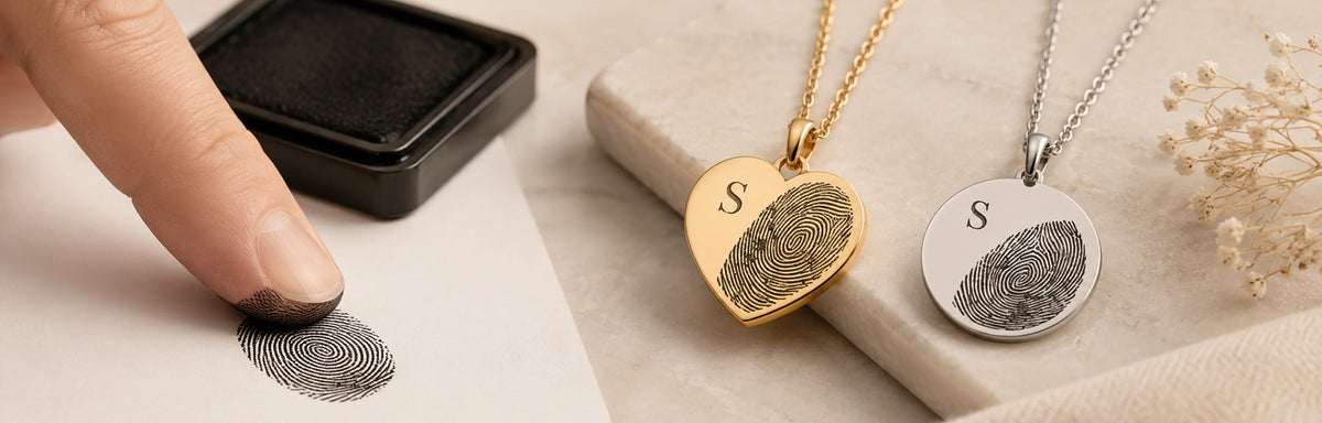 Persoonlijke cadeau-inspiratie met vingerafdruk