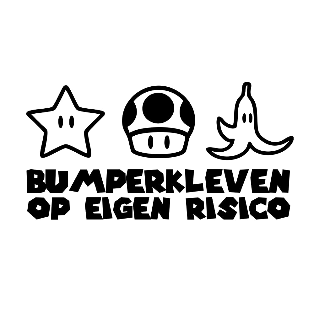 Bumperkleven Super Mario | Sticker