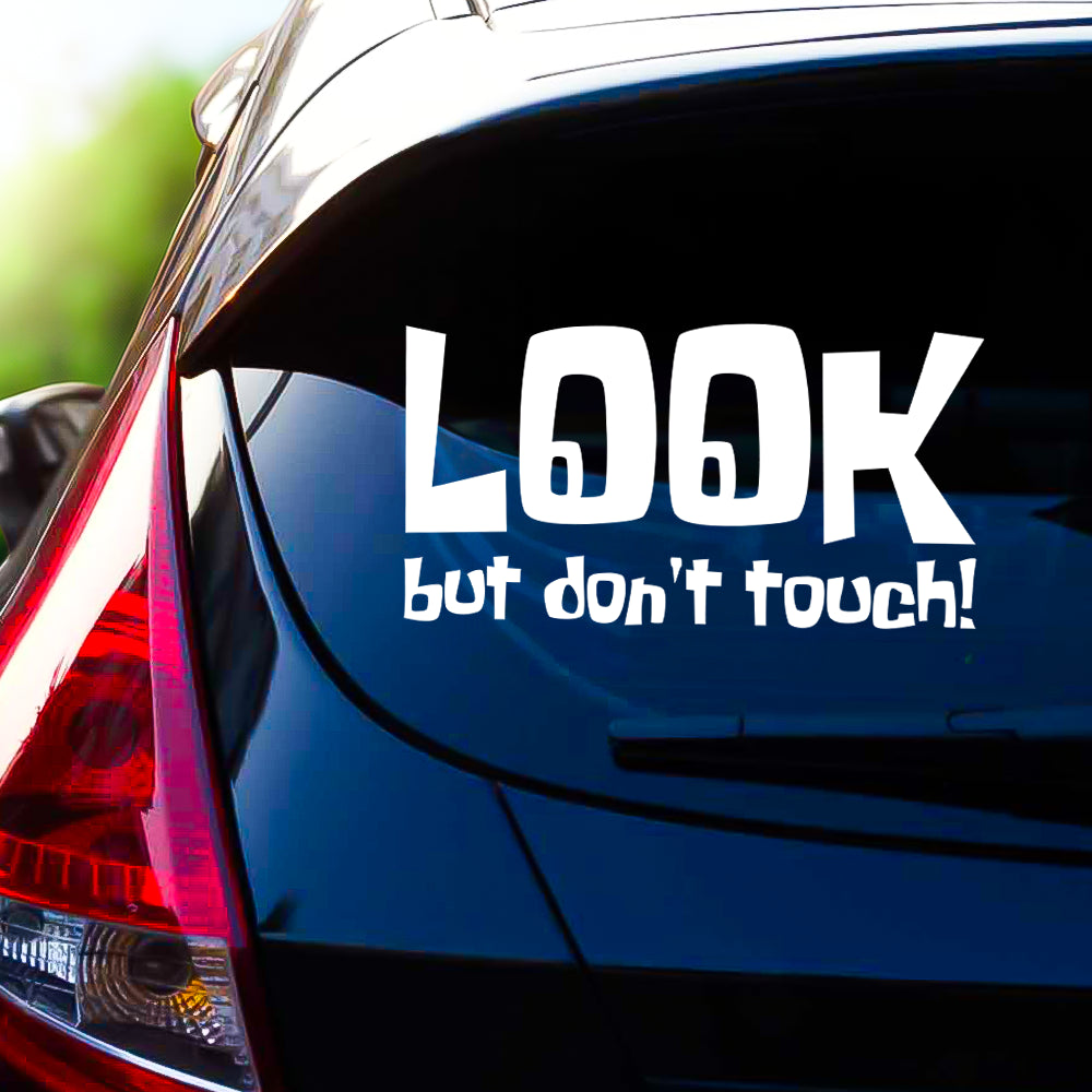 LOOK but don't touch! | Sticker