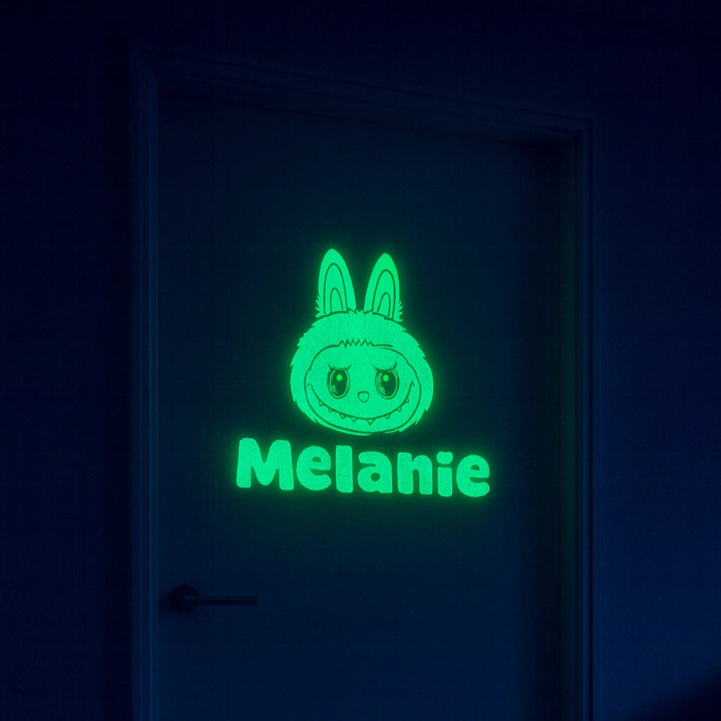 Labubu | GlowInTheDark Naamsticker