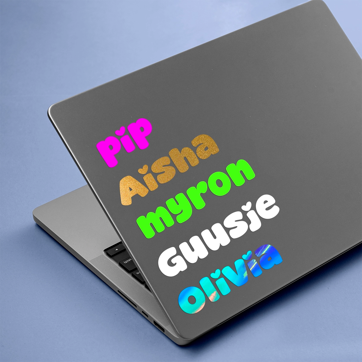 Labubu | Laptop Sticker + Naam