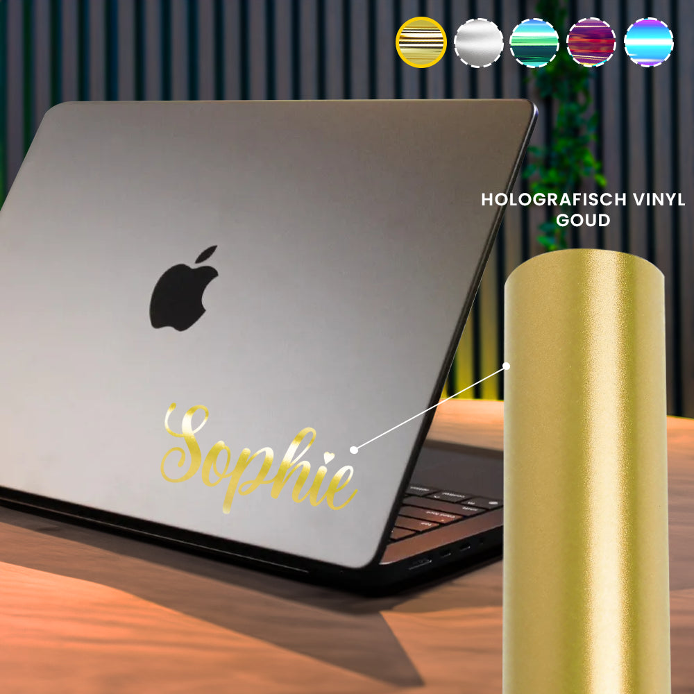 Laptop Naamsticker