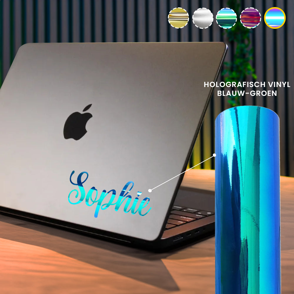 Laptop Naamsticker