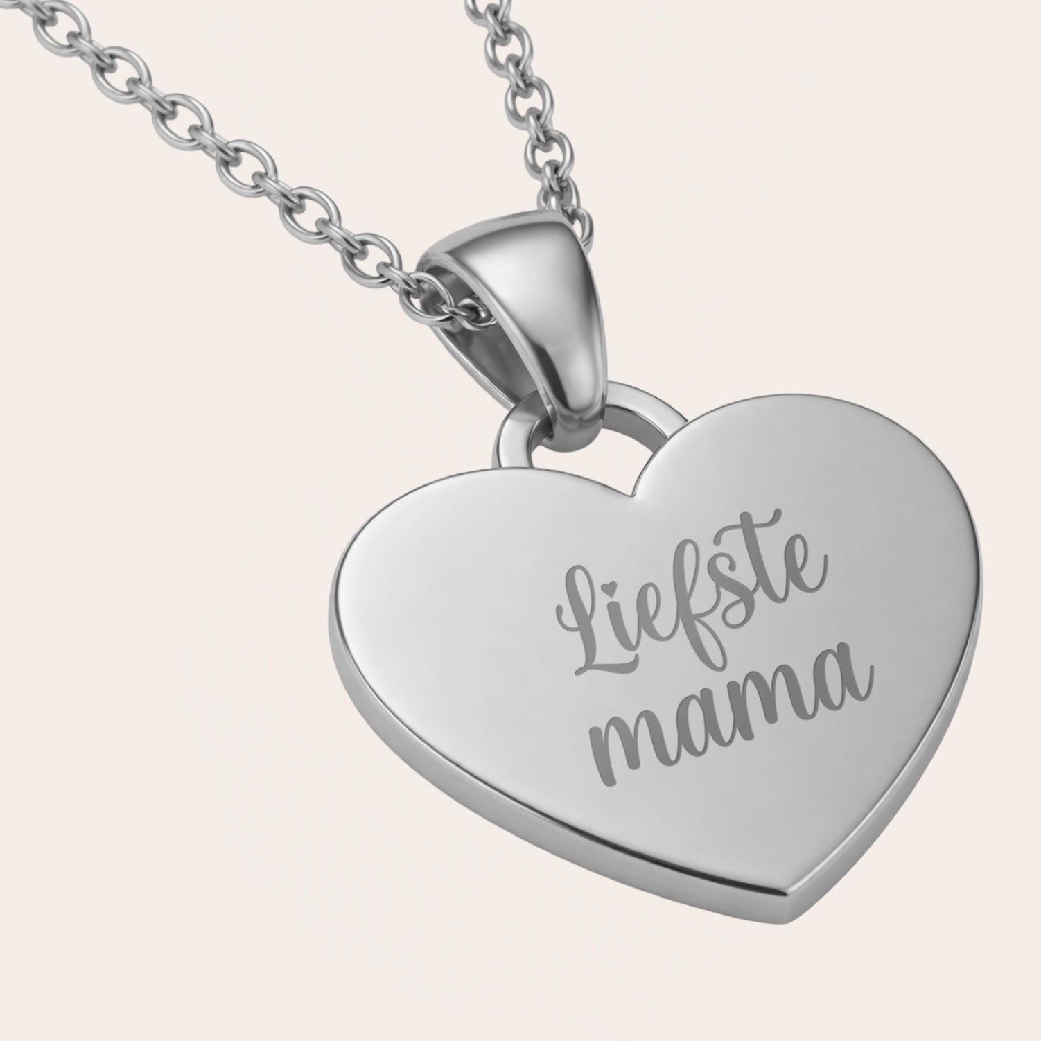 Hartjes Ketting - Liefste Mama