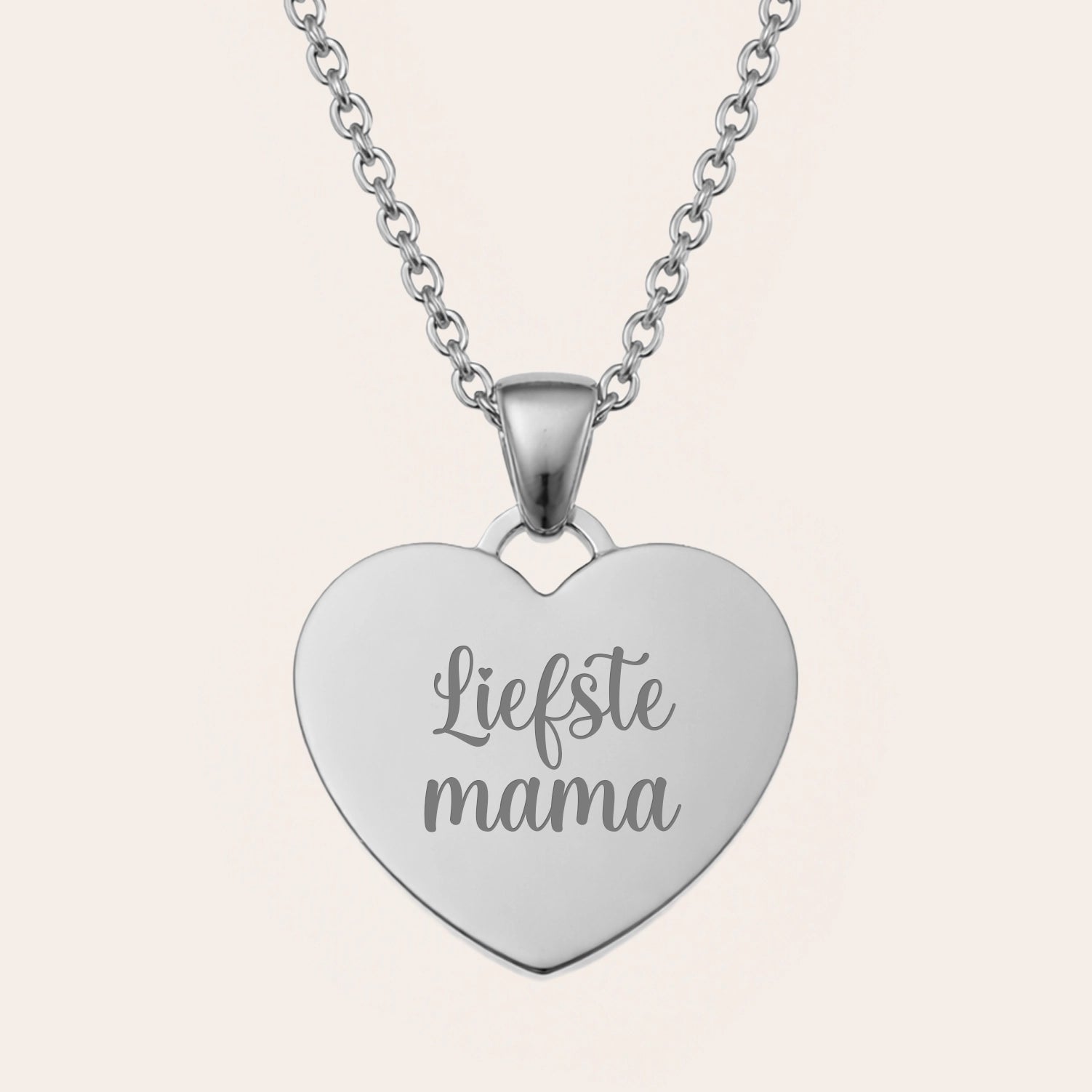 Hartjes Ketting - Liefste Mama