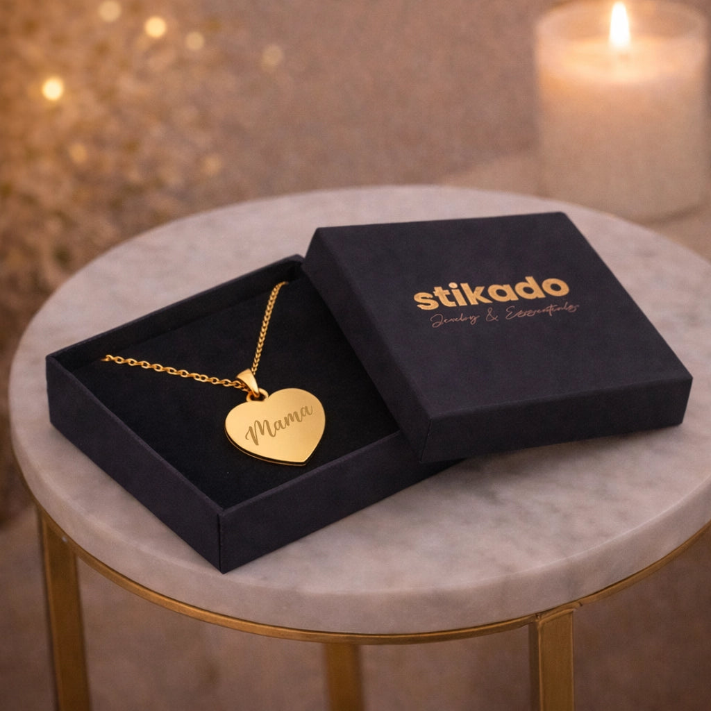 Gouden Hartjes Ketting Met Eigen Tekst
