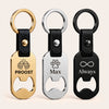 Bieropener Sleutelhanger Met Icoon & Eigen Tekst