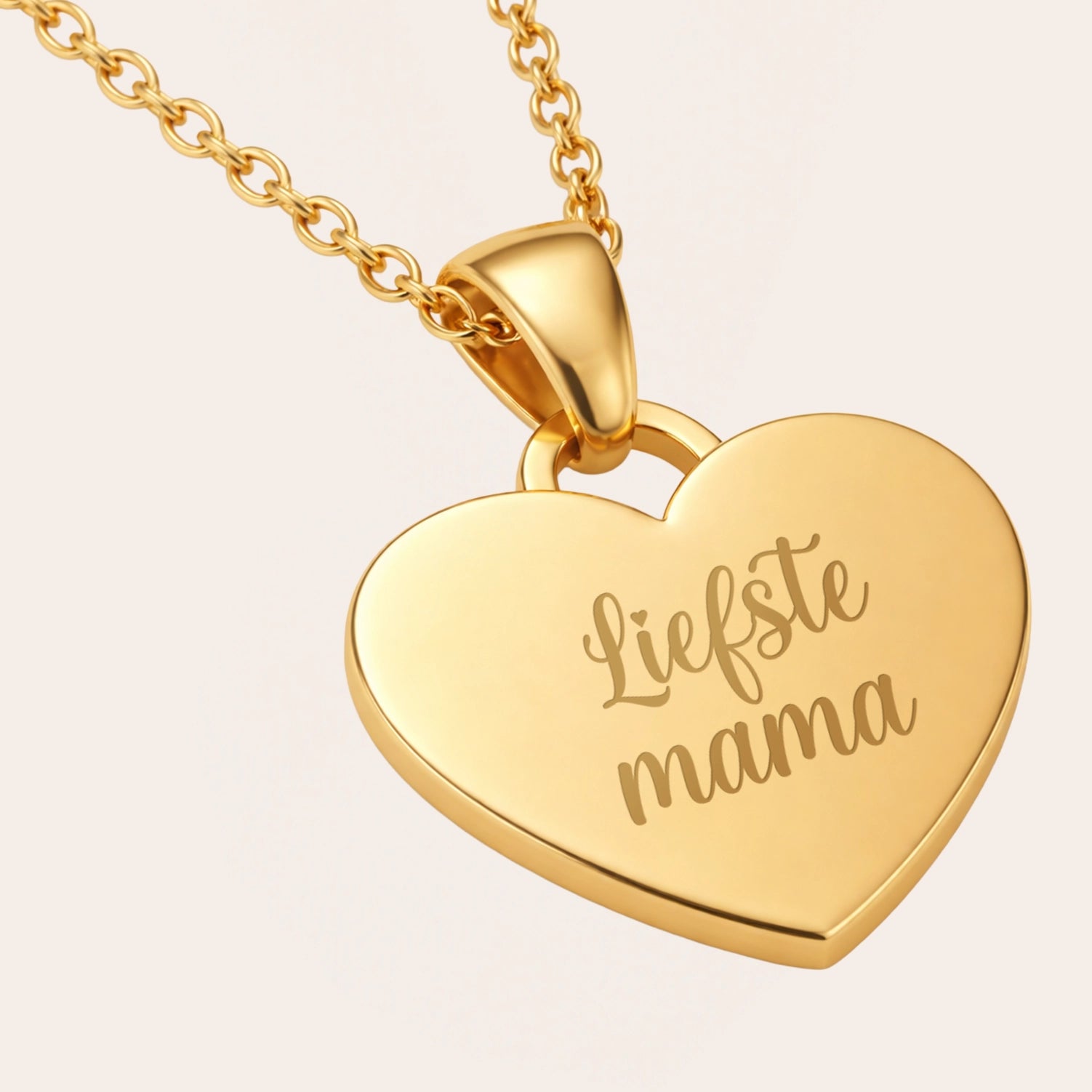 Hartjes Ketting - Liefste Mama
