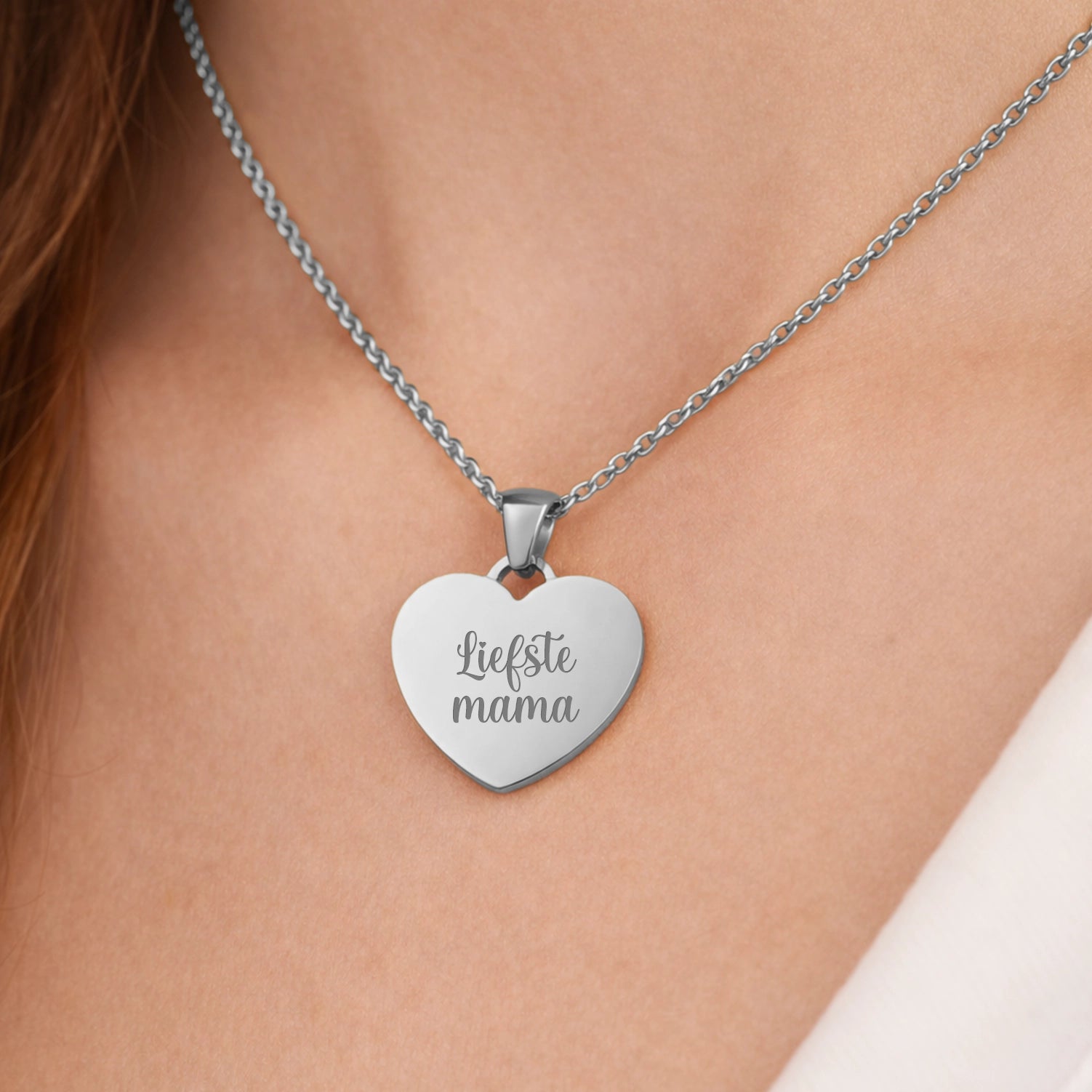 Hartjes Ketting - Liefste Mama